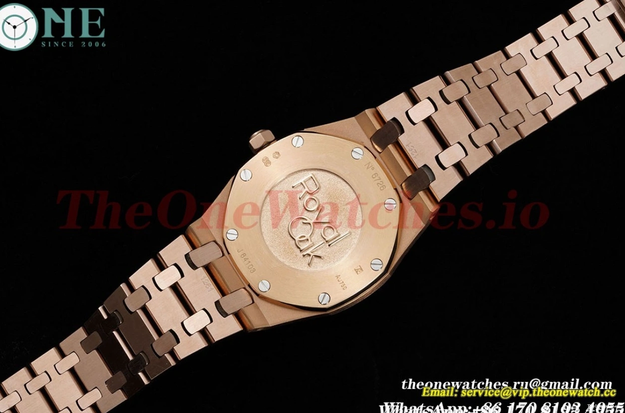 Qtz 33mm JJF Diamond White RG Swiss Ladies Oak Royal RG 0302
